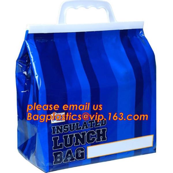 Freezer Bags Color Cold Insulation Waterproof Convenient Portable Ice Meal Packages Refrigerator Cooler Lunch Bag bageas