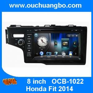 China Ouchuangbo multimedia gps radio tape recorder Honda Fit 2014 with BT iPod CD brazil map on sale