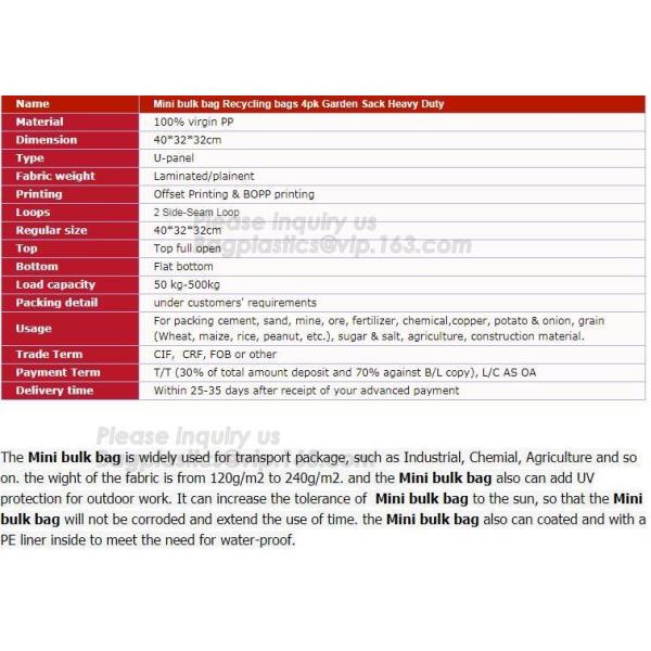 high capacity document pouch 1700kg extra strong circular woven polypropylene industrial big bags 1000kg, BAGEASE PACKAG