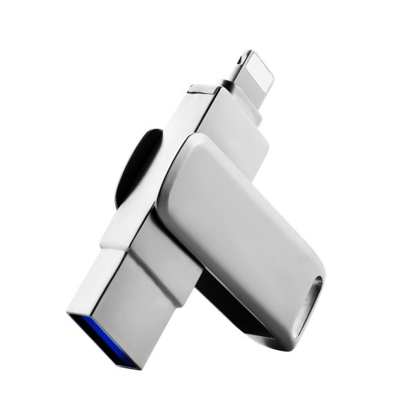 Metal Type C USB Flash Drives with Uploading Data and Waterproof Support