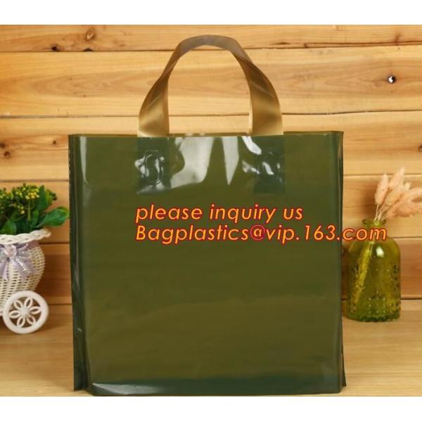 Compostable Biodegradable Cheap Soft Loop OEM Printed Custom Made Plastic Carrier Bags,Plastic Shopping Carrier Bag pack