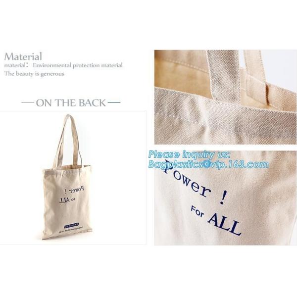 Custom silk screen printed Cotton material handle style blank natural cotton canvas bag without logo bagplastics bagease