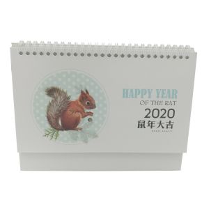 China 300gsm Family Cardboard Desk Calendar Baby CMYK Promotional Gift 15 Sheets on sale