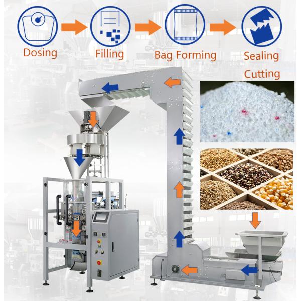 Volumetric Filler Almond Packing Machine , Automatic Seeds granule Packing Machine