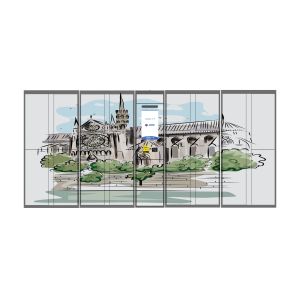 Cheap Airport Used Smart Electronic Cabinet Luggage Lockers With Steel Enclosure for sale