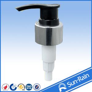 Cheap Shiny metal soap 24/410 lotion pump dispenser for sale