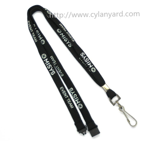 Cheap tubular polyester lanyard with card tag, polyester tube lanyard with card strap,