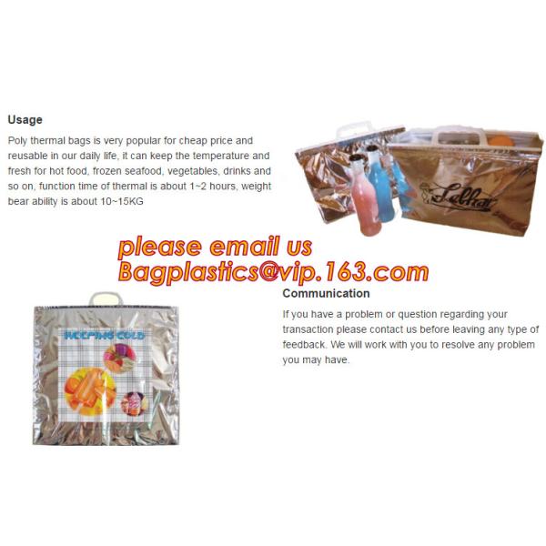 thermal large ice cooler bag/insulated aluminium foil 600D polyester lunch picnic cooler bags,picnic lunch aluminum insu