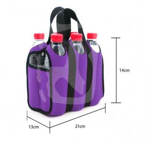 Cheap Custom neoprene 6 pack insulated Cooler bag for Outdoor Sports lunch tote handbag made supplier for sale
