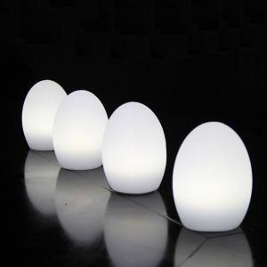 Cheap Remote Control Egg Shaped Night Light IP65 Waterproof PE Plastic material for sale