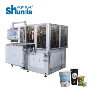 Cheap Fully Automatic Disposable Paper Cup Making Machine Ultrasonic Heating System for sale
