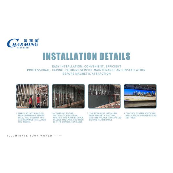 Hotel 4K P4 RGB Indoor LED Display Modules 256x128MM For Club