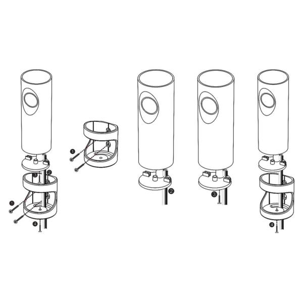 Outdoor Wired Infrared Photoelectric Sensor Weatherproof 180 Degree Rotation For Gate Safety