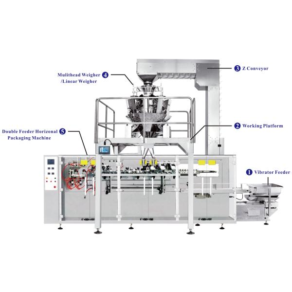 Double Inlet 10 Head Automatic Bagging Equipment