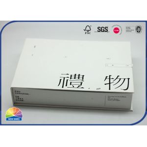 Cheap Perfume White Paper Gift Hinged Lid Box For Candle Special Paper With EVA for sale