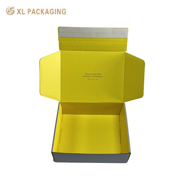 Gift Corrugated Paper Packaging Box Tear Opening Mailer Shipping Box Customized