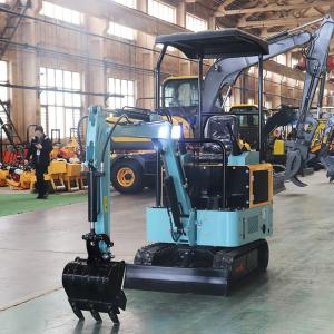 Cheap Custom 1.6 Tonne Excavator 13.6KW Mini Digging Equipment With Retractable Shoes for sale