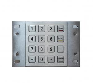 China IP65 3DES encryption PIN pad panel mount industrial keyboard with numeric keys on sale