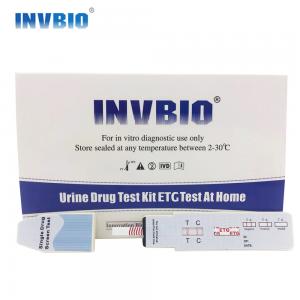 China Etg Alcohol Ethyl Glucuronide Urine Drug Test Dip Card Fast Respond Medical Reagent At Home on sale