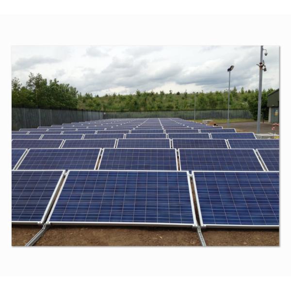 Flat Roof Ballasted Solar Racking Systems Non Penetration Solution Framed PV Module