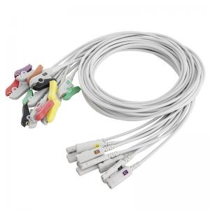 Cheap CONMED ECG Leadwires 10 Lead ECG Cable IEC 4.0 Grabber EKG Leadwires for sale
