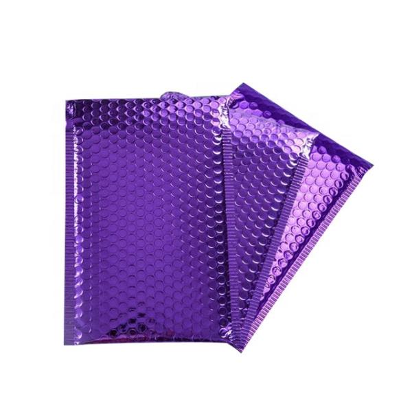 Shockproof Padded Courier 20*25cm Metallic Bubble Mailer