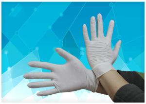 Cheap Elasticity Clear Disposable Gloves , Polythene Disposable Gloves Smooth Surface for sale