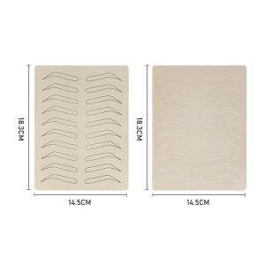 Blank And Eyebrow Sharp Rubber Fake Tattoo Practice Skins