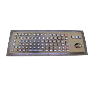 Cheap IP67 Industrial Metal Keyboard Long Stroke Backlit USB 800DPI for sale