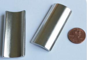 Cheap Silver Coating Arc Neodymium Permanent Magnets Motor Neodymium Magnet for sale