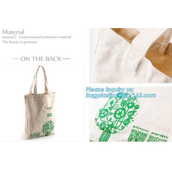Custom silk screen printed Cotton material handle style blank natural cotton canvas bag without logo bagplastics bagease