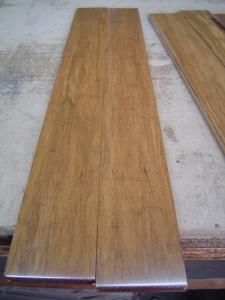 Cheap Carbonized strand woven bamboo flooring with UV lacquer, harder than wood flooring for sale