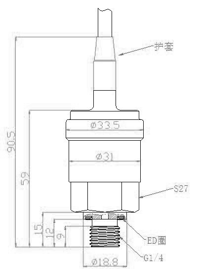 600bar Pressure Transmitter Sensor