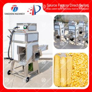 Cheap Activity Bearing Wheel Sweet Corn Thresher , Electric Corn Sheller Machine for sale