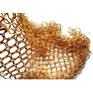 China mail Stainless Steel Metal Mesh Curtains For Interior Exterior Decoration