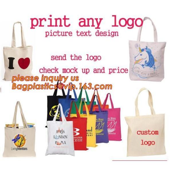 Custom silk screen printed Cotton material handle style blank natural cotton canvas bag without logo bagplastics bagease