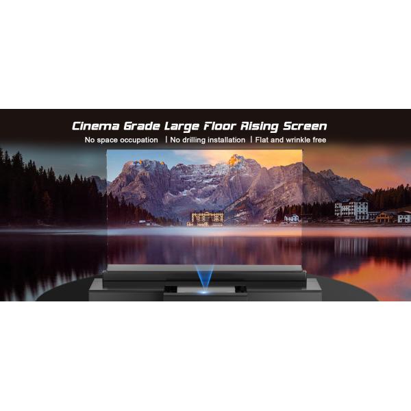 Motorized Tension Floor Rising Screen PVC UST Alr Projector Screen