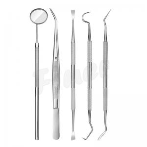 Cheap Dental Tools Mouth Mirror Dental Hygiene Kit For Teeth Cleaning for sale