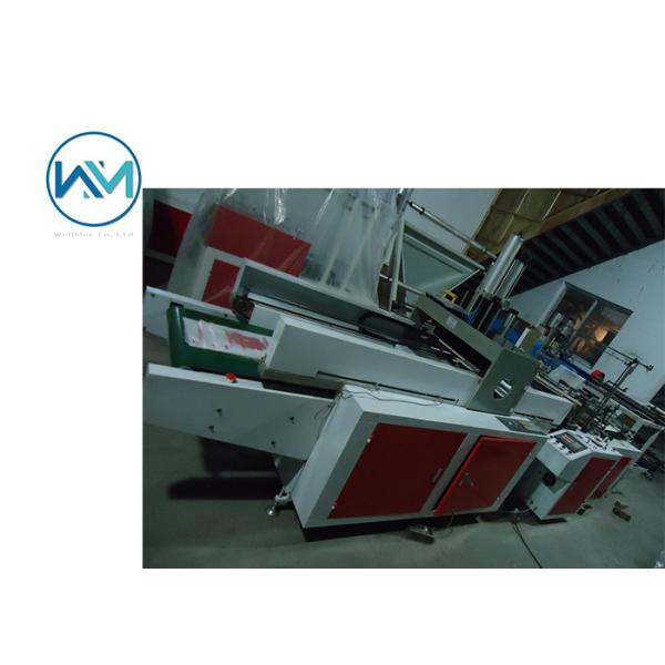 Automatic Double Line Biodegradable Material T-shirt Shopping Bag Making Machine