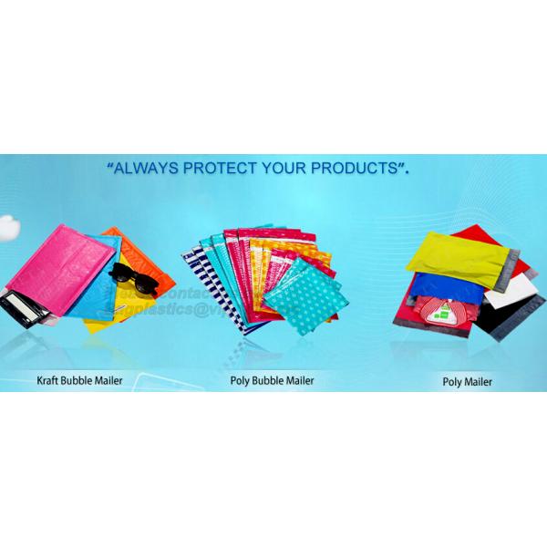 Unique Custom Printed Poly Mailer /Courier Poly Envelopes / Colored Poly Bags, professional designer poly mailers shippi