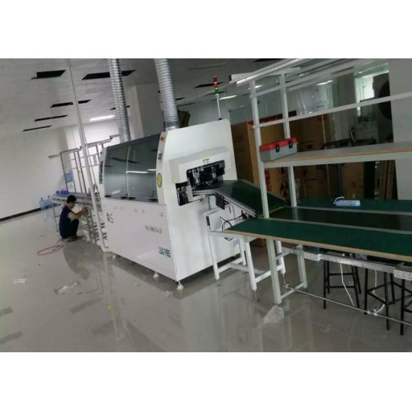 Double Wave Soldering Machine Panel Control For 300mm Width PCB