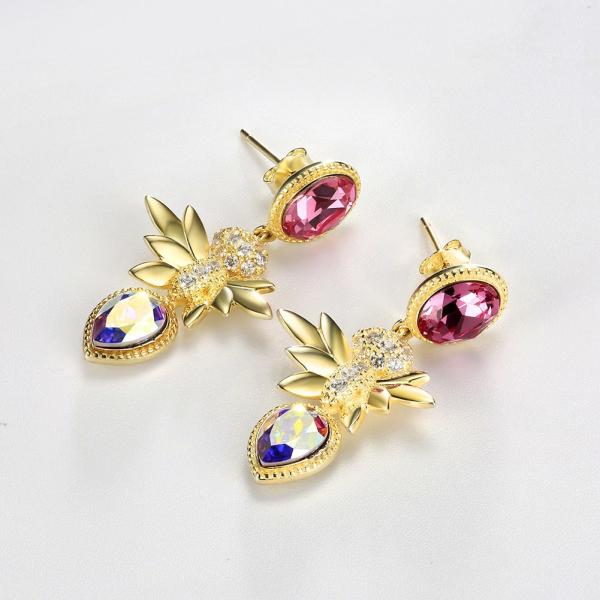 Diamond Gift Sterling Silver Jewelry Earrings