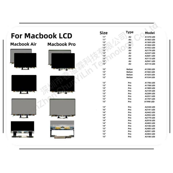 MacBook Pro 13 inch LCD