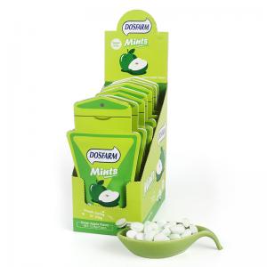 China Healthy Fresh Breath Sugar Free Low Calorie Candy With Green Apple Flavors on sale