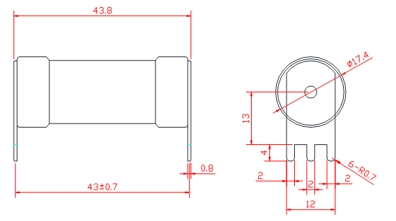 High Voltage Semiconductor Fuses For Solar Inverter DC750V 80Amp Bolt