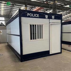 Cheap Movable Prefabricated Foldable Container House Security Guard Box Fireproof for sale