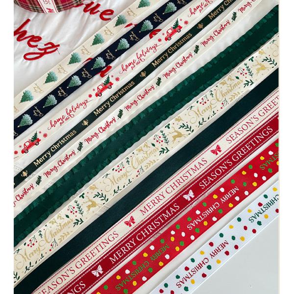 Quality 1.6cm Eco-friendly Handmade DIY Flower Shop Floral Packaging Ribbon for 2024 Christmas Ribbon Flower Bouquet Packaging wholesale