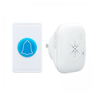 China 38 Kinds Waterproof Wireless Calling Bell Ringtones LED Waterproof Wired Doorbell Button on sale
