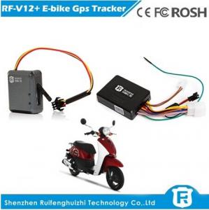 China Cell phone sim card gps tracker software and alarm for electri bicyclerf-v12+ on sale