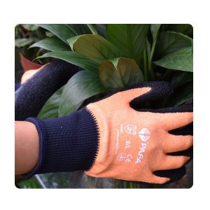 Cheap Flower Shop Firm Grip Protective Gardening Latex Gloves With Different Color for sale